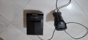 طابعه  كاش فواتير مع قارئ الباركود وقاعدته  نوعيه ممتازه  بحاله الوكاله