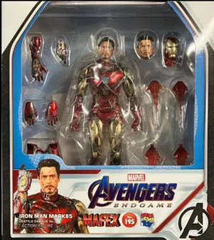 IN STOCK  Avengers: Endgame MAFEX No.195 Iron Man Mark 85 (Battle Damaged) Action Figure