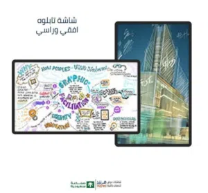 شاشة عرض فريم جدارية طولية وعرضية . احترافية ضد الكسر والسوائل . رخصة دائمة 32 بوصة