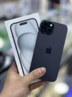 iPhone 15 128GB  Battery 100% مشحون 53 مره شرق اوسط مدخل خط  معاه الكرتونه
