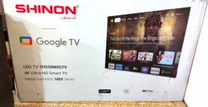 للبيع شاشة نوع شينون جديدة حجم 55 سمارت انتر نت 4K گوگل پليالسلام عليكم للبيع شاشة نوع شينون جديدة