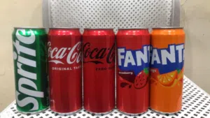 مشروبات غازية مقاس 330ml / 250ml