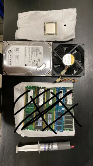 قطع كمبيوتر - Computer Parts معالج - مروحة- هاردسك