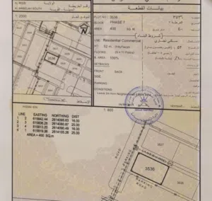 Commercial Land for Sale in Muscat Al Maabilah