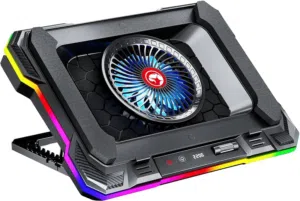 مروحة تبريد جيمنج بمروحه كبيره للابتوبات MARVO SCORPION ATLAS 43 RGB LED FAN GAMING COOLING PAD