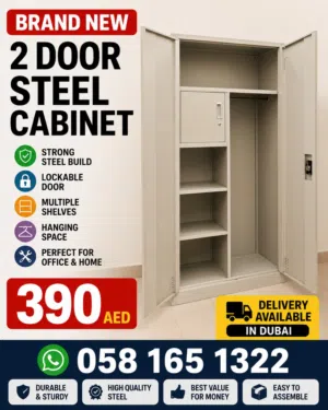 2door steel cabinet and wood cabinet for sale