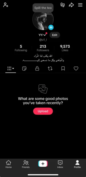 حساب تيك حصري حطيررر شبه ثلاثي