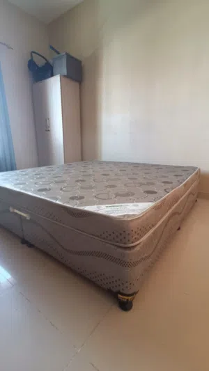 King Size Mattress with Cot for sale (Like New)