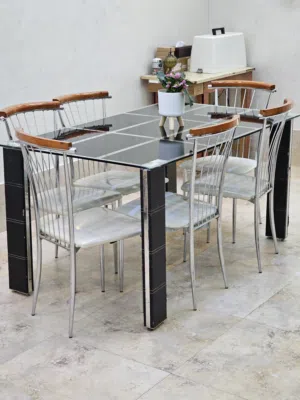 Dining table with 6 chairs
