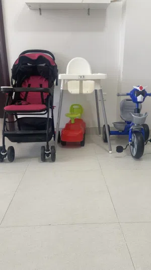 Stroller, Baby Chair, Cycle, Toy Car - OMR  25.000