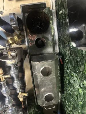 غاز قهوة مع خزان ماء