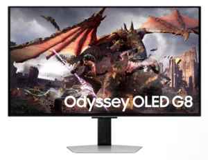 SAMSUNG Odyssey G8 32" G80 UHD OLED Gaming Monitor with Smart features 240Hz Refresh
