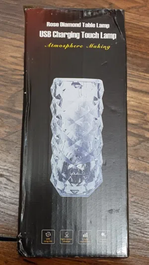 مصباح الطاولة الكريستالي Rose Diamond Table Lamp