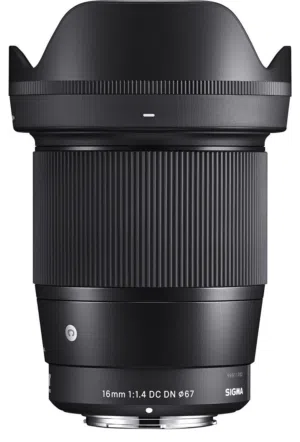 Sigma 16mm 1.4 sony