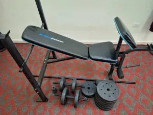 مقعد تدريب شامل (Multi-function workout bench) من ماركة Grandpower، مصمم لتمارين رفع الأثقال وتقوية