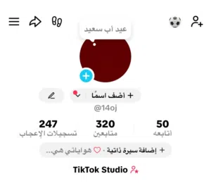 يوزر تيك توك رباعي مميز اصلي للبيع