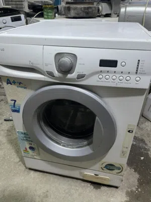 غساله فل اوتوماتيك نوع ال جي شغاله مية بالمية فحص 7 كيلو غسالة نوع LG فل اوتومتيك