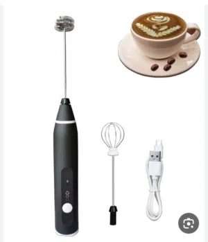 لأصحاب الكوفيهات ومحبين القهوة،صانع رغوة الحليب والقهوة وخفاق 2 في 1، يعمل بالشحن.. سريعة وقوية جدا