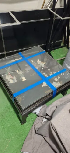 Chinese Coromandel-style lacquer coffee table