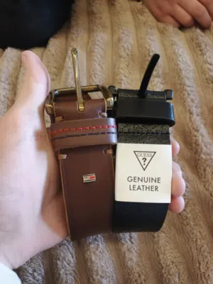 احزمه رجالي جديد مقاس XL بسعر مميز جدا GUESS و TOMMY HILFIGER