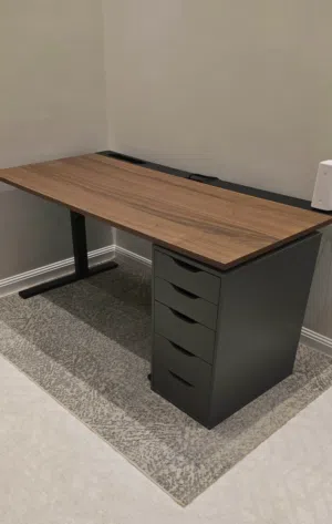 New Ikea home office desk for sale bought for 139 BHD selling 100BD