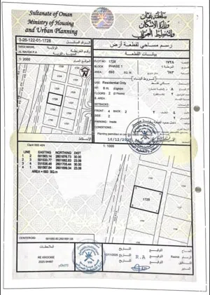 للبيع من المالك مباشرة أرض سكنية في وادي المعاول اللآجال