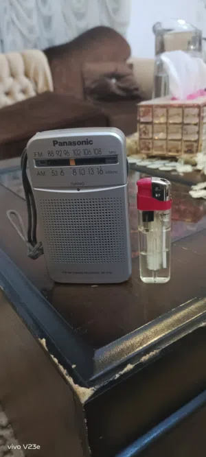 راديو باناسونيك أصلي (حالة وكالة) الموديل: Panasonic RF-P50D الأصلي. الموجات: AM / FM
