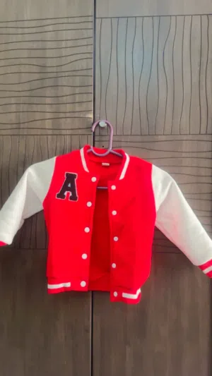 cute red jacket