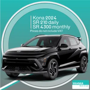 Hyundai Kona 2024 for rent in Al Qatif - Free delivery for monthly rental