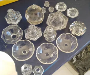 قطع كريستال .تصلح للثريات