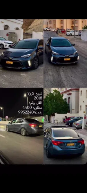 تويوتا كورولا فل اوبشن 2018 نظيف