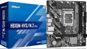 فرصة لتجميعة اقتصادية: مذربورد AsRock H610M-HVS جيل 12/13/14