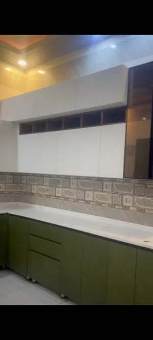 كاونتر hdf مع ملحق طباخ كامل