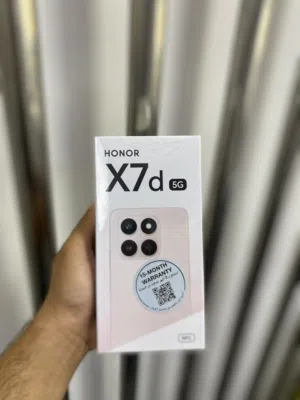 Honor X7D 5G 8RAM / 256GB جديد بالكرتونة كفالة الوكيل الرسمي وشركتنا 3 سنوات