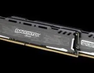 رامات Ballistix DDR4 16GB (2×8GB) 2400MHz نظيفة مع الكرتون