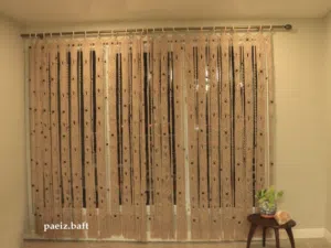 ستارة مكرمية مصنوعة يدوياً Handmade macrame curtain