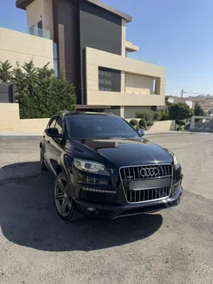 Audi Q7 S line 2015 بحاله الوكاله ممشى قليل
