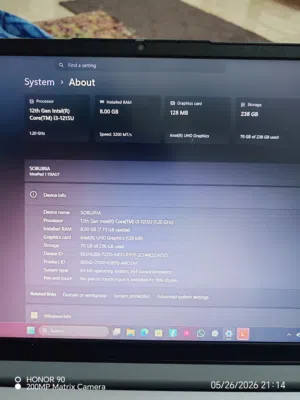 Lenovo IdeaPad 1 15IAU7 for Sale (12th Gen i3, No Issues, Emergency)