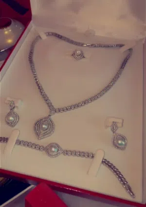 طقم فضه ايطالي