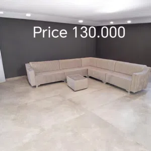 طقم أريكة على شكل حرف L بطول 6.8 متر Sofa Set L Shape 6.8Mtr