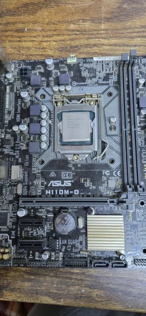 معالج و لوحة أم i3 6100-Asus H110