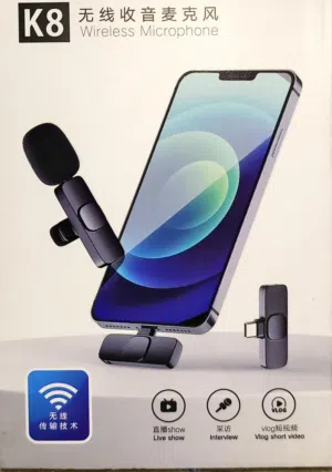 wireless microphone K8 مايكروفون بلوتوث شحن