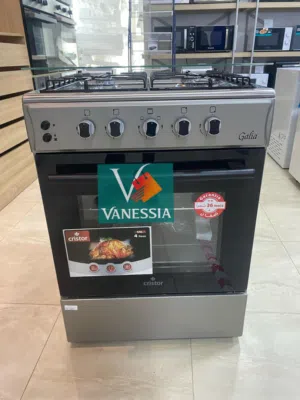 Cuisinière 60Cm Inox Ventiller Marque Cristor Galia