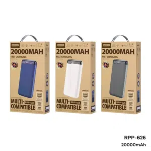 REMAX RPP-626 20000mAh RUINAY SERIES   باور بانك2.1A FAST CHARGING POWER BANK