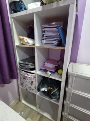 shelf for storing books games clothes