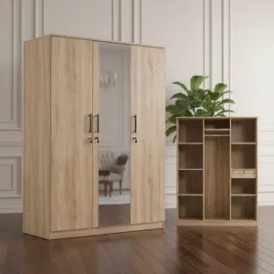 خزانة ملابس كاديز 3 أبواب مع مرآة - 735 CADIZ