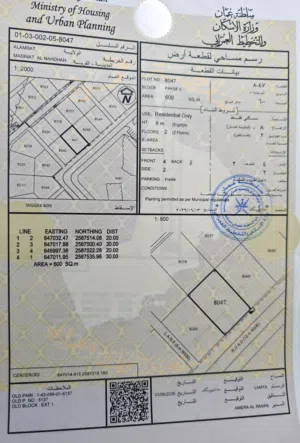 Residential Land for Sale in Muscat Amerat