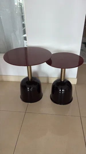 Set of 2 Modern Designer Side Tables