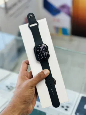 Apple Watch series 10 46mm black color 100% Battery non active device less use