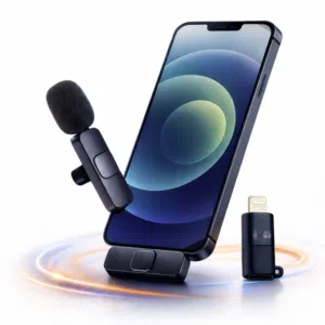 مايكروفون لاسلكي K8 للهواتف – Plug & Play لتسجيل الصوت والفيديو